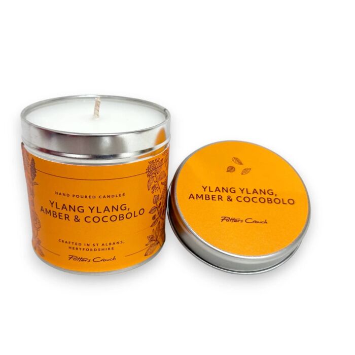 Potters Crouch Ylang Ylang, Amber & Cocobolo Wellness Candle